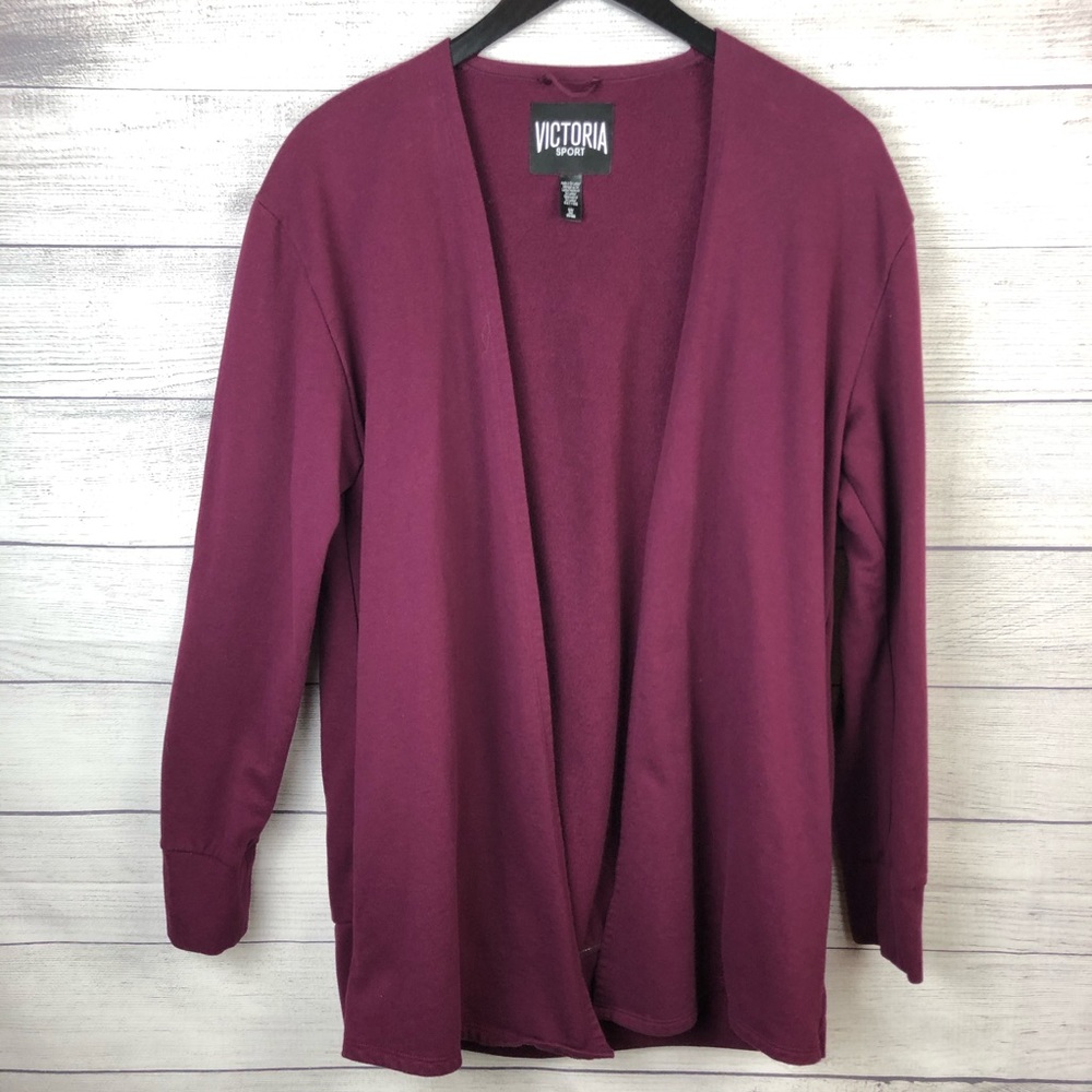 Victoria's Secret Cardigan Jacket Burgundy S
